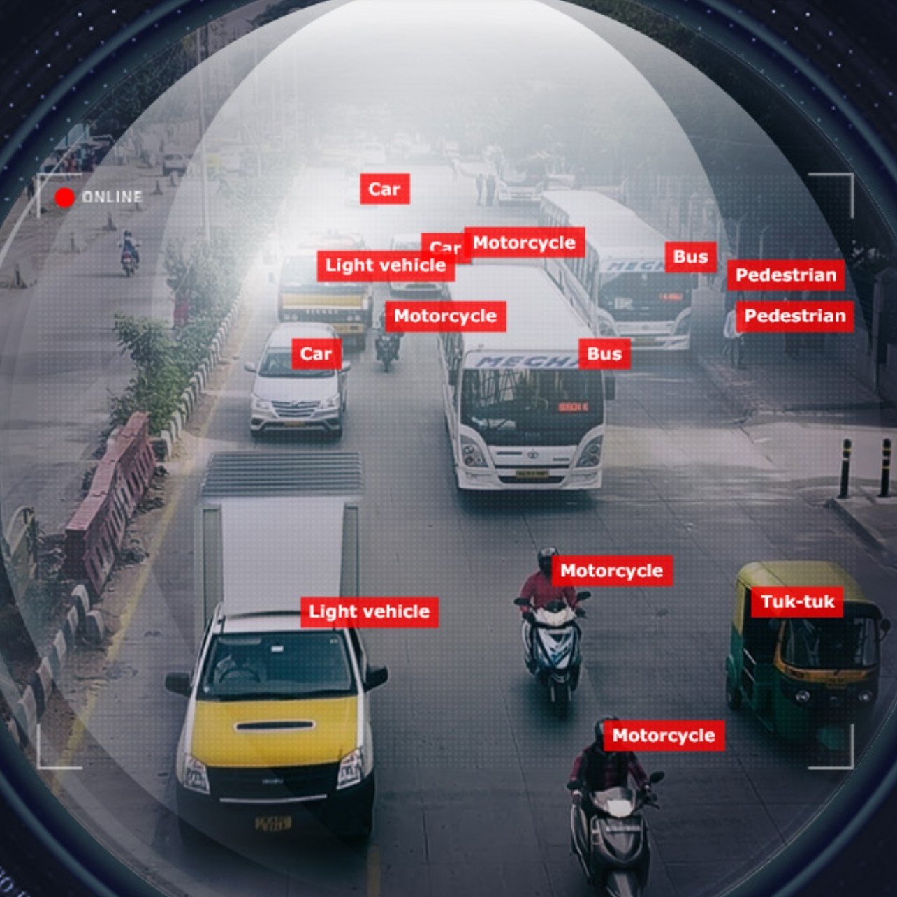 AI Traffic Monitoring Camera